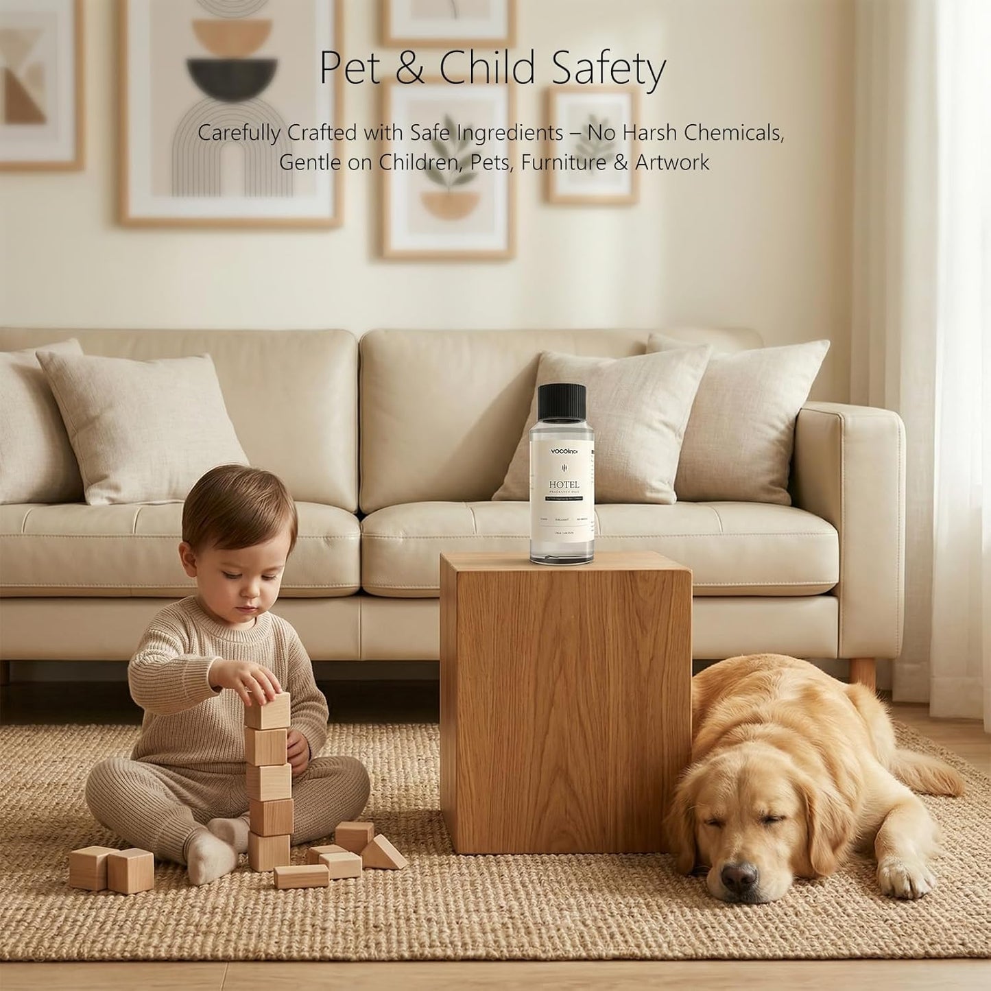 VOCOlinc Hotel Collection Diffuser Oil - My Way - Inspired by Luxury Five Star Hotel Lobby Scent Oil for Waterless Oil Diffusers, Luxurious Scents of Sandalwood, Suede, and Soft Woods (4.06 OZ)