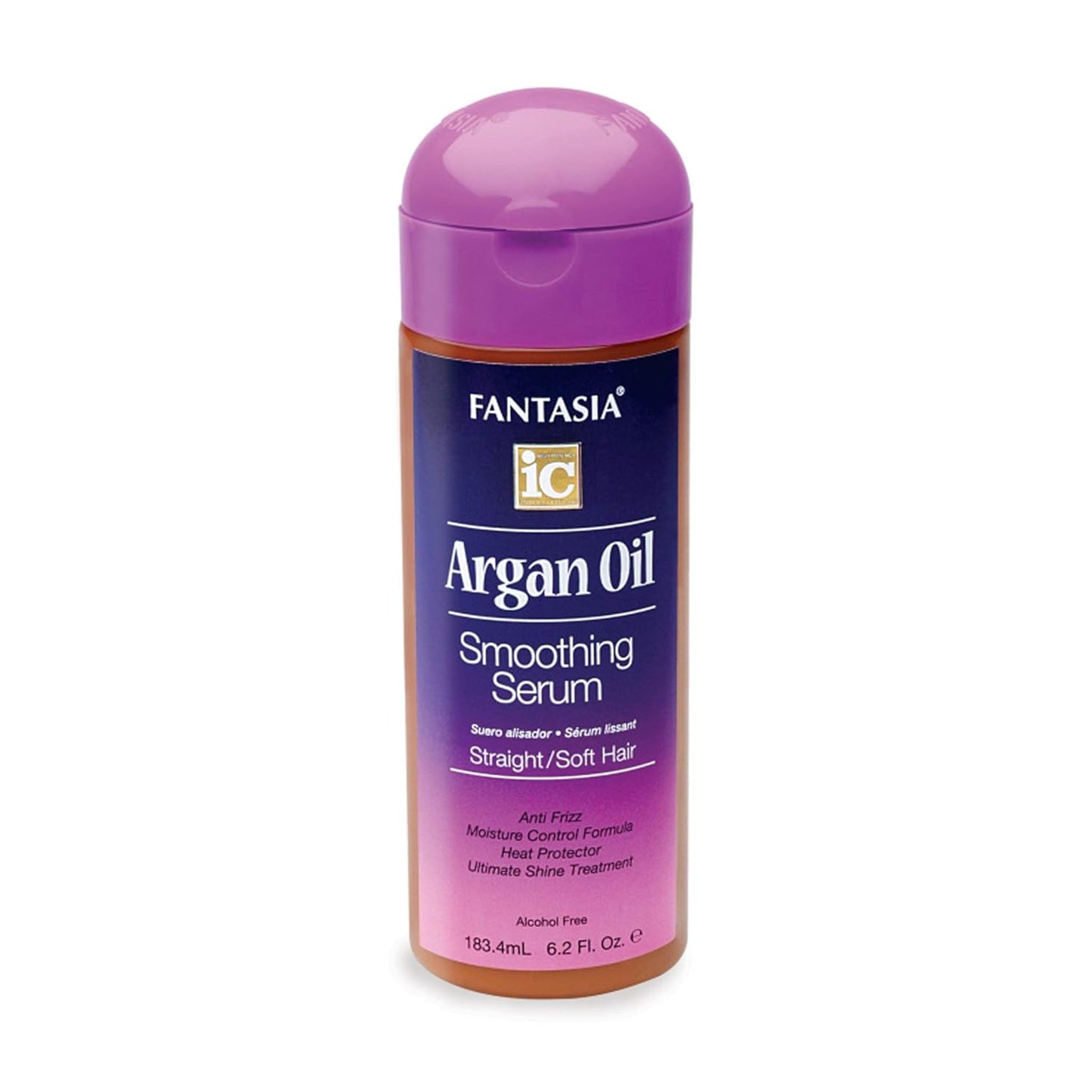 Fantasia Ic Argan Oil Smoothing Serum Straight & Soft Hair 6.2 Oz