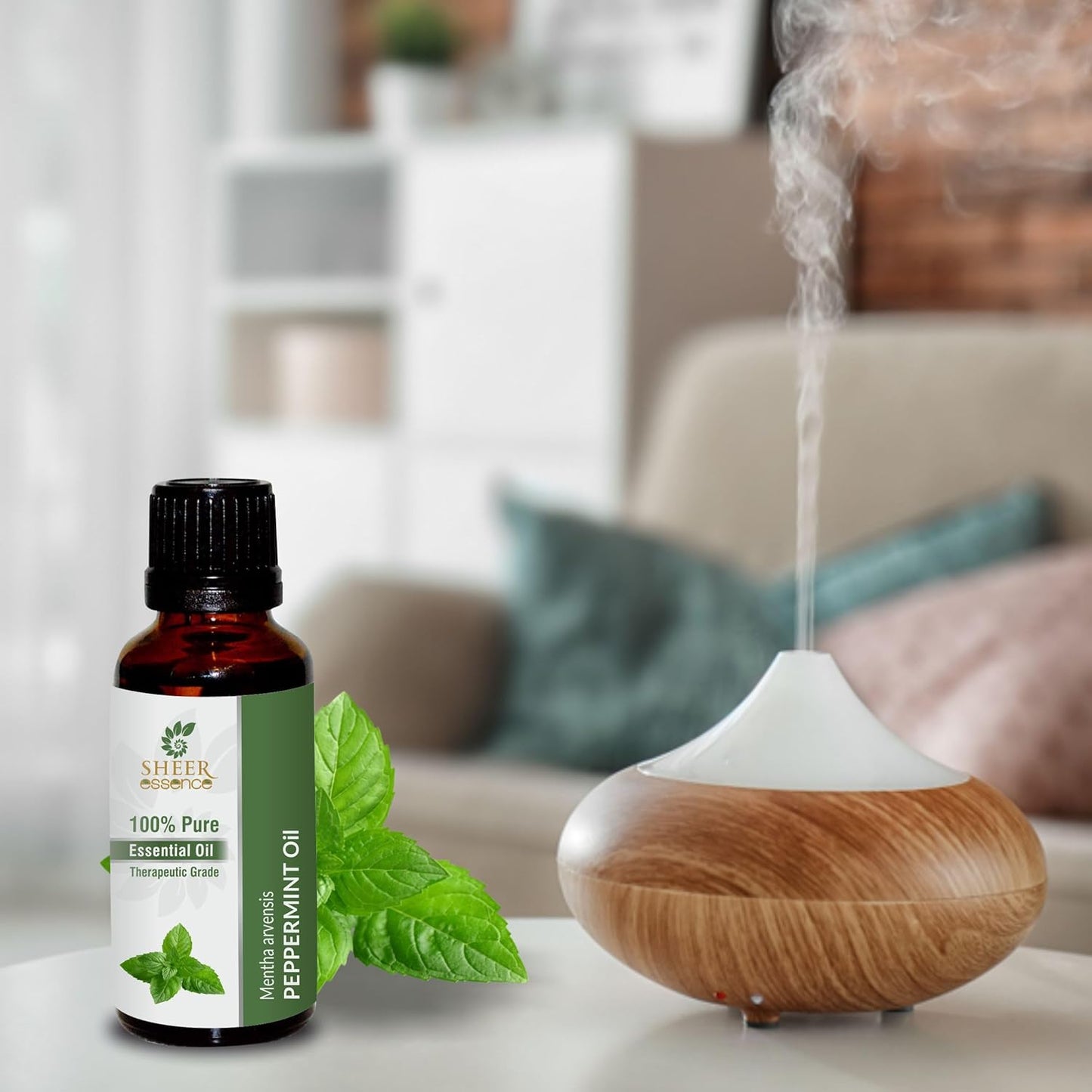 Peppermint Oil 15 ML (0.51 Fl.OZ) | 100% Pure Natural Undiluted Uncut Therapeutic Grade Mentha Arvensis Essential Oil