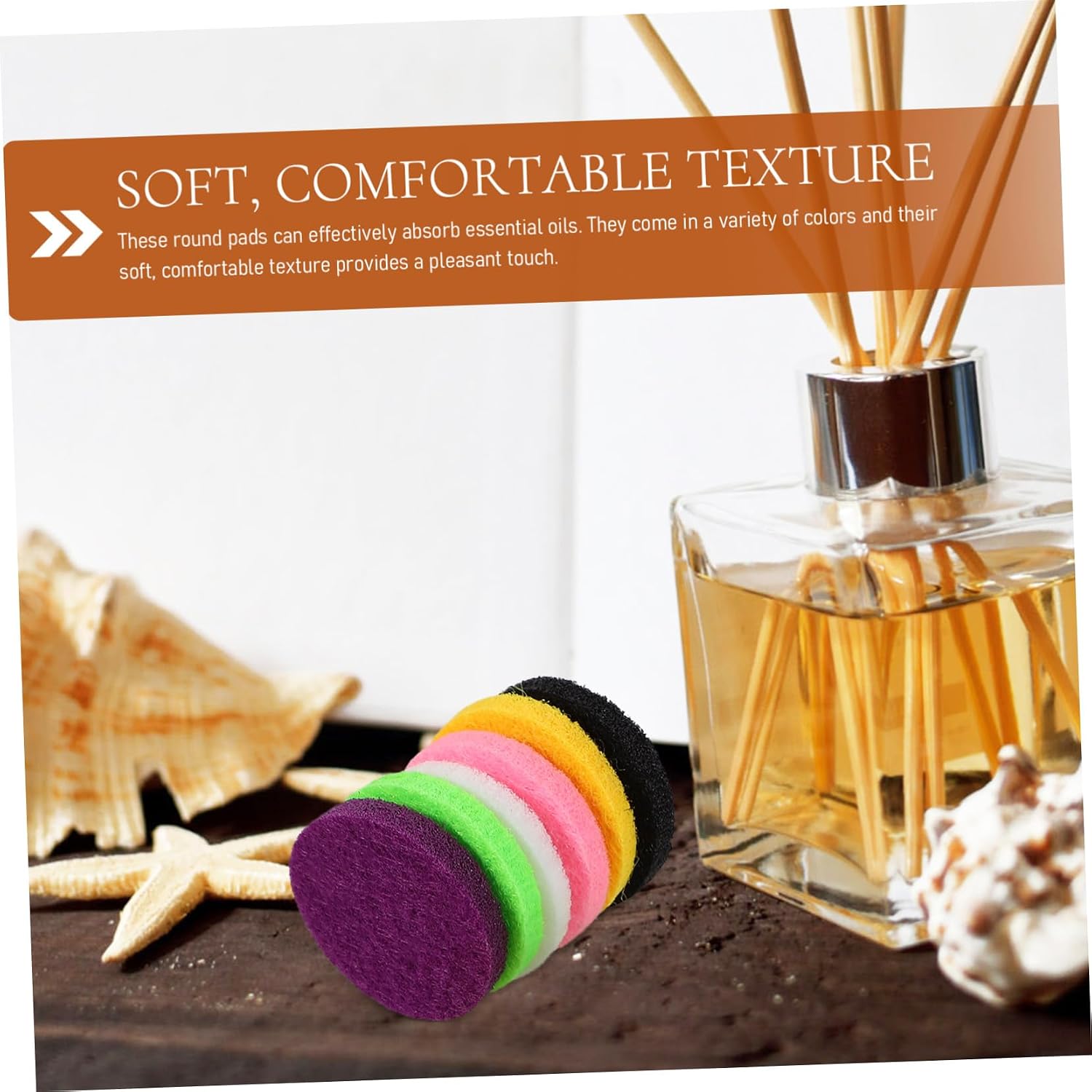 12Pcs Aroma Diffuser Pads Replacement Fragrance Liners for Essential Oil Diffusers Compatible with Car Home Use Aromatherapy Refills