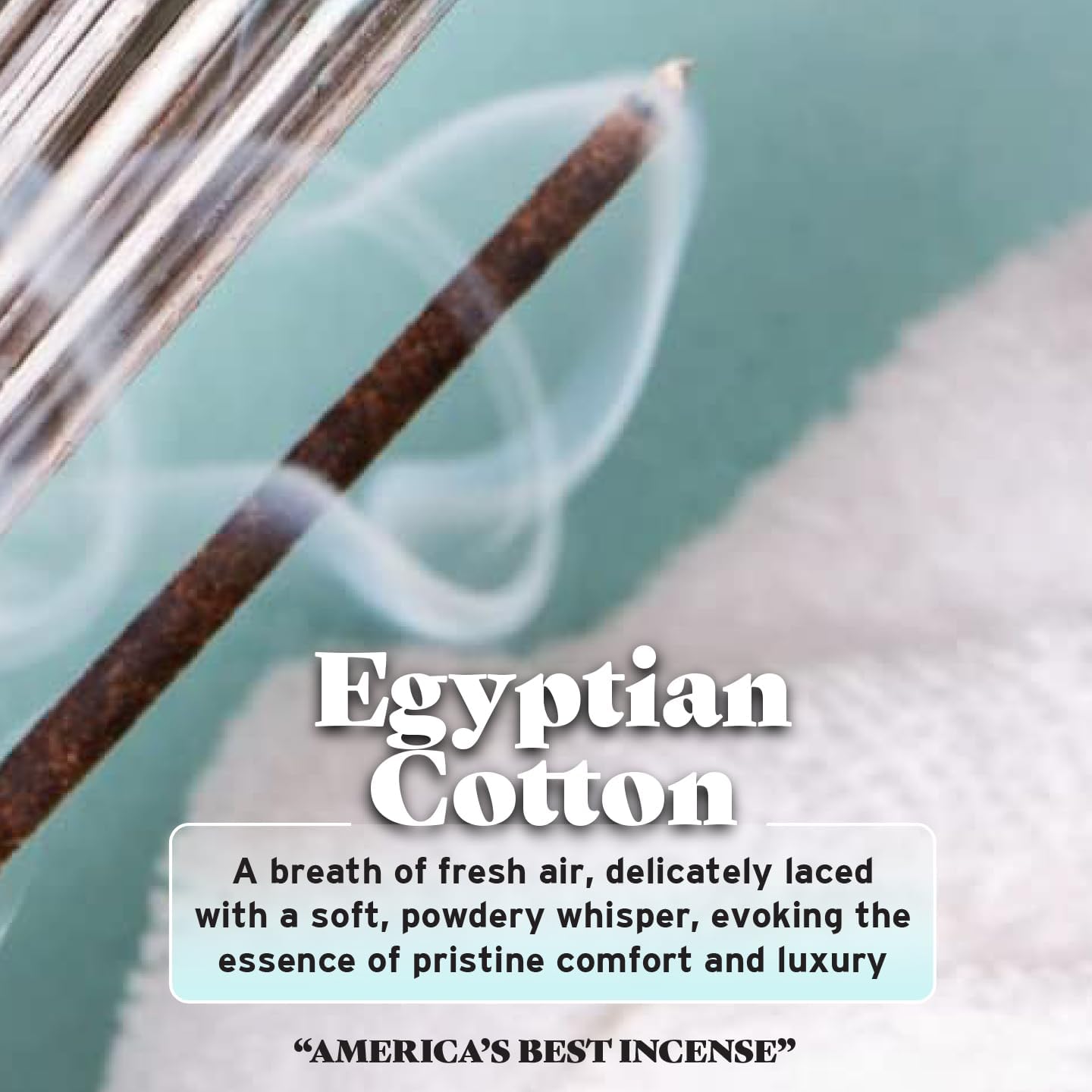 Wild Berry Incense Sticks - Egyptian Cotton - Crisp Linen and Cotton Scent - Hand Dipped in The USA (100 Count)
