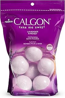 Calgon Bath Fizzies, Lavender & Honey, 8 pcs
