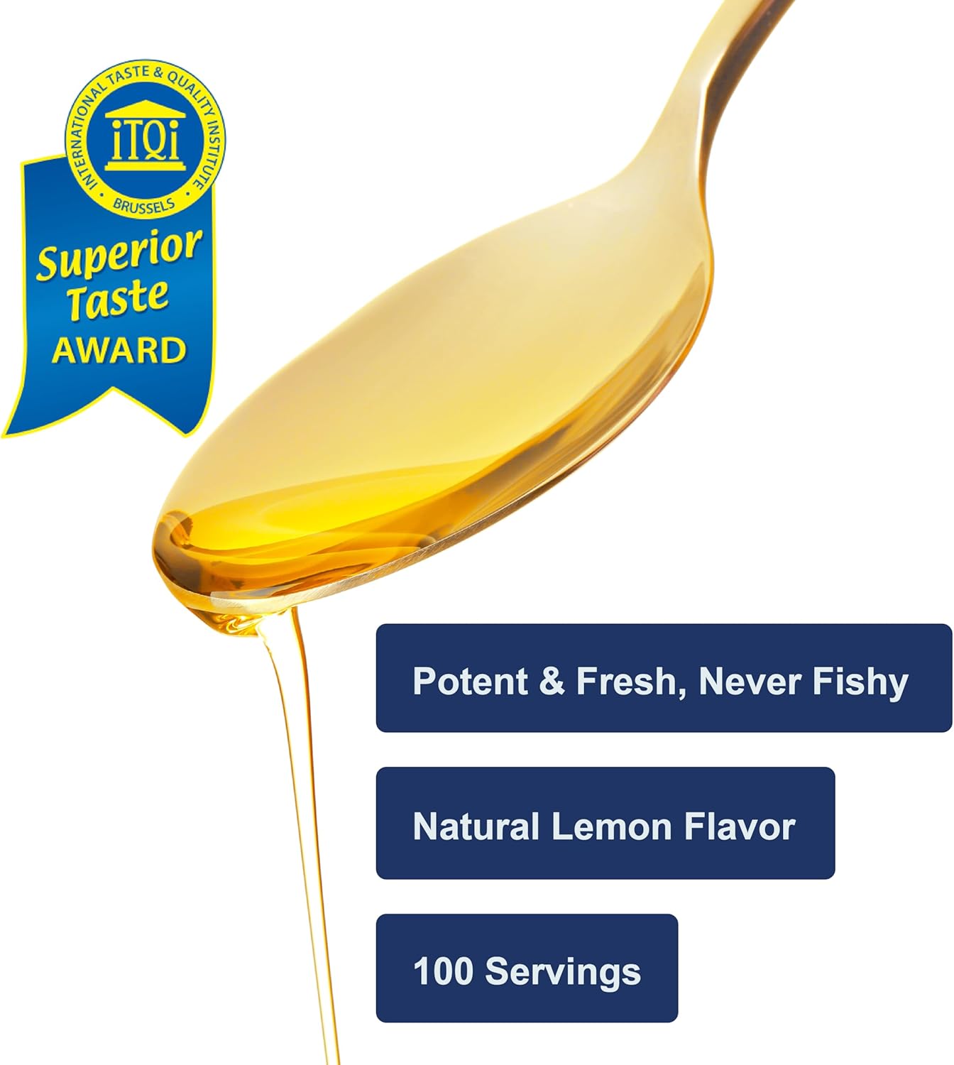 Carlson - Cod Liver Oil 1100 mg Omega-3s Plus Vitamins A & D3, Wild Caught Norwegian Arctic, Sustainably Sourced Nordic Fish Oil Liquid, Lemon, 500 mL (16.9 Fl Oz)