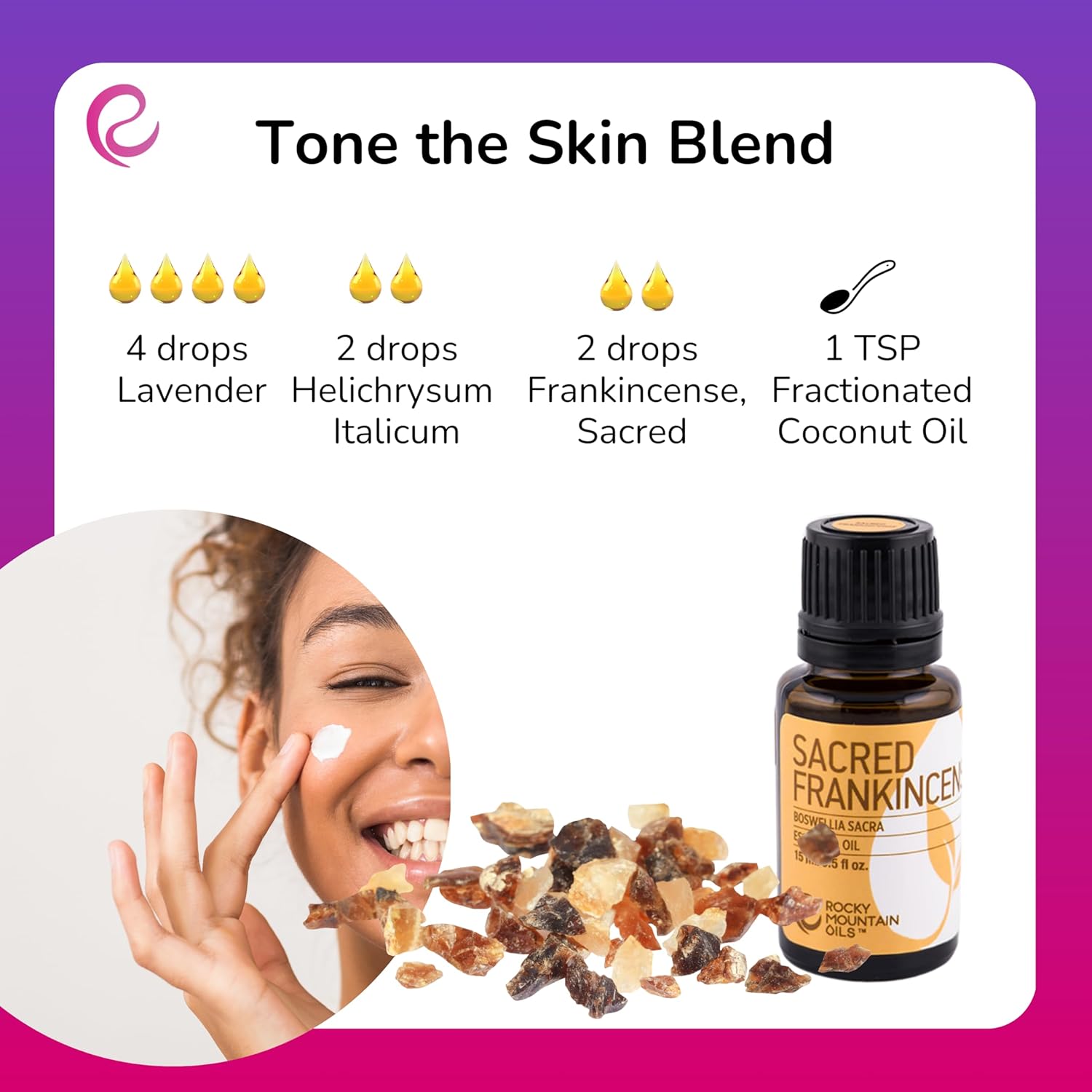 Rocky Mountain Oils Sacred Frankincense Essential Oil - Aromatherapy Essential Oils for Diffusers, Topical Massage Oil for Massage Therapy and Skin Care, and Household - 15ml