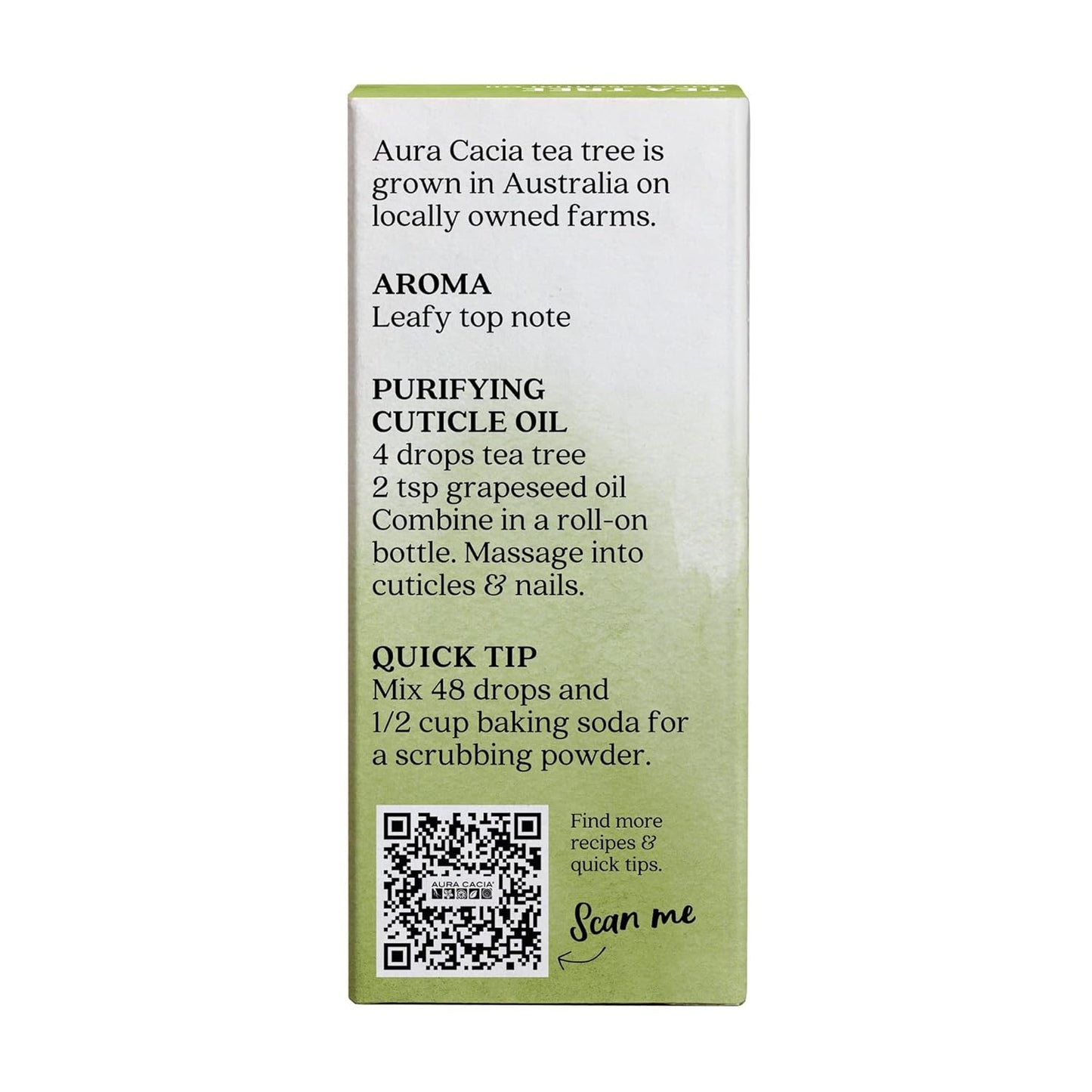 Aura Cacia 100% Pure Tea Tree Essential Oil, 100% Pure Therapeutic Grade, 15 ml in Box, Melaleuca alternifolia