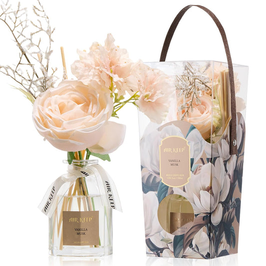 Airkeep Flower Reed Diffuser Set