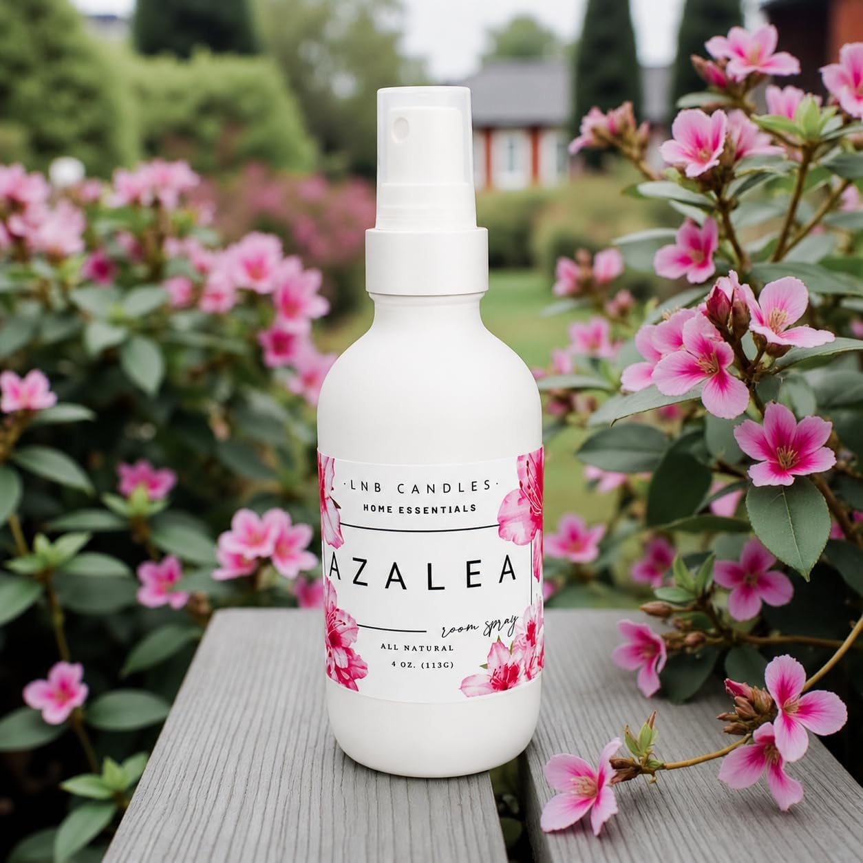 Azalea Room & Linen Spray – Fresh Blooming Floral, Soft Green Garden Scent – Long Lasting Home Fragrance Made in USA Clean Ingredients Essential Pillow Bedding Bathroom Floral