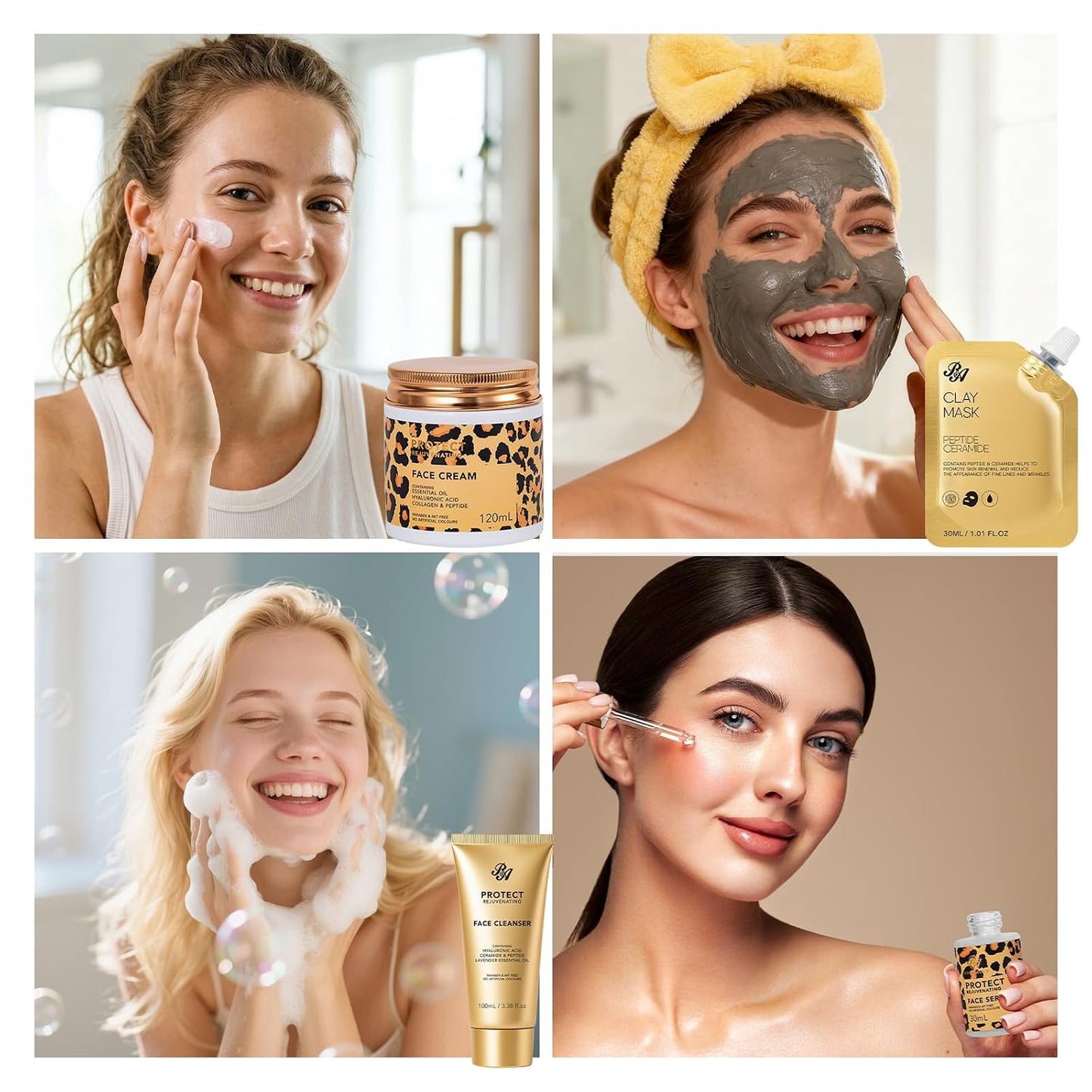 Gifts for Women, Gifts Basket for Women, 32 Pcs Honey & Almond Bath & Body Gift Basket, Hydrating Face Skin Care Gift Set, Self-Care Home Spa Basket Gift Set, Birthday, Christmas, Anniversary