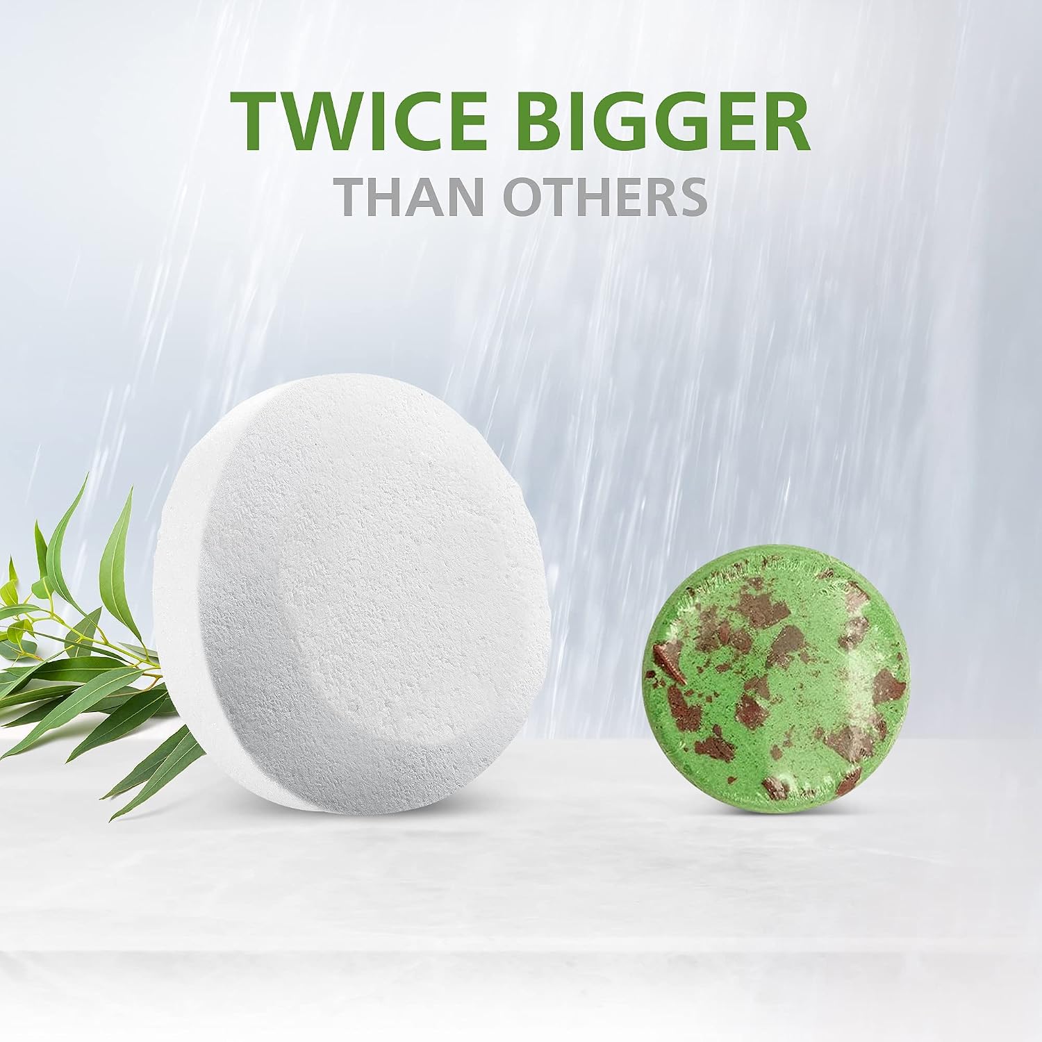 Made in USA - 18 Shower Steamers Vapor Tablets Extra Strong for Sinus Relief Aromatherapy Spa, Shower Bombs - Menthol Crystals, Camphor and Eucalyptus Essential Oils - Long Lasting Effect