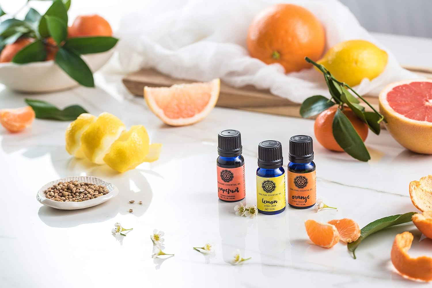 Woolzies 100% Pure & Natural Sweet Orange Essential Oil | Undiluted Therapeutic Grade Citrus Oil | for Diffusion Internal or Topical Use
