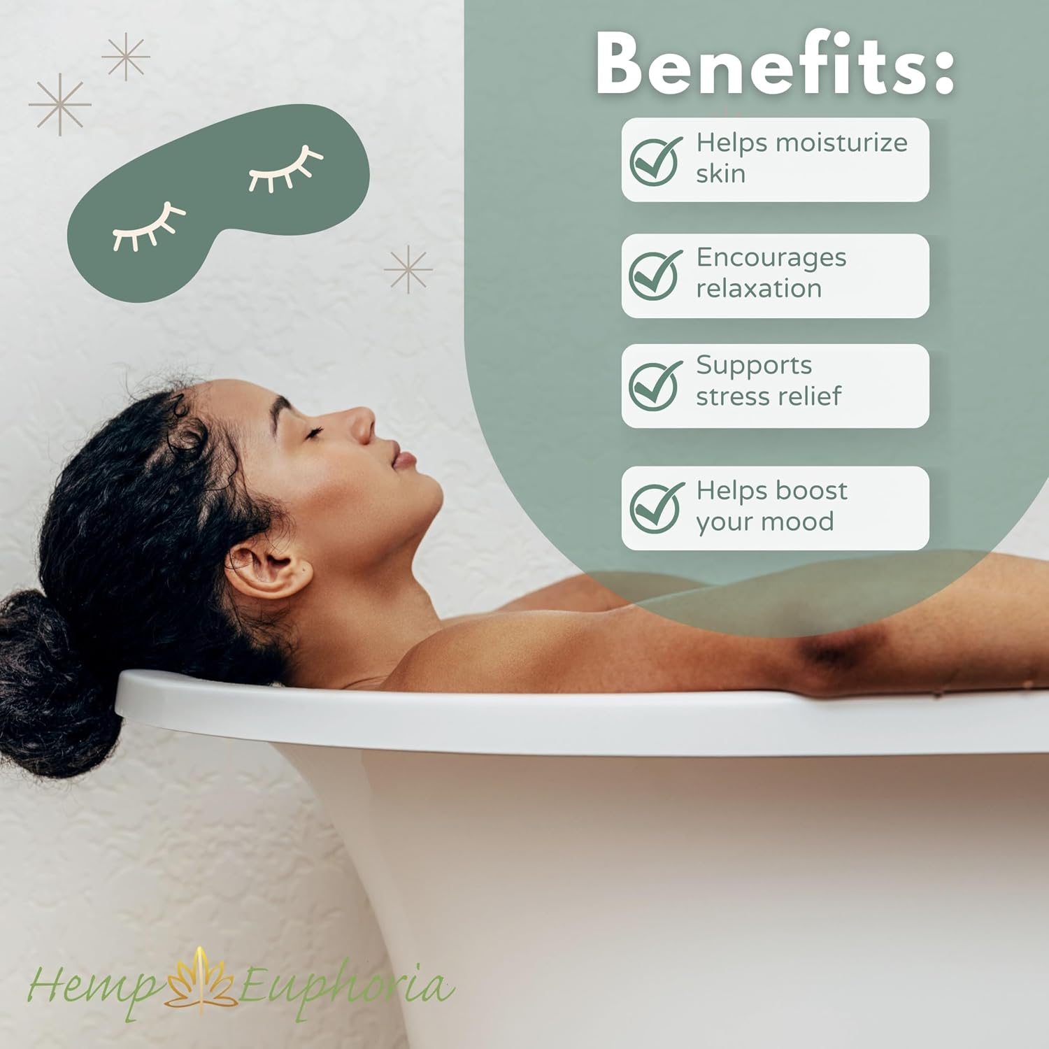 Hemp Bath Bombs -Amber Vanilla - Rich in Organic Hemp Seed Oil, Vanilla Extract, and Shea Butter - 8 Count by Hemp Euphoria