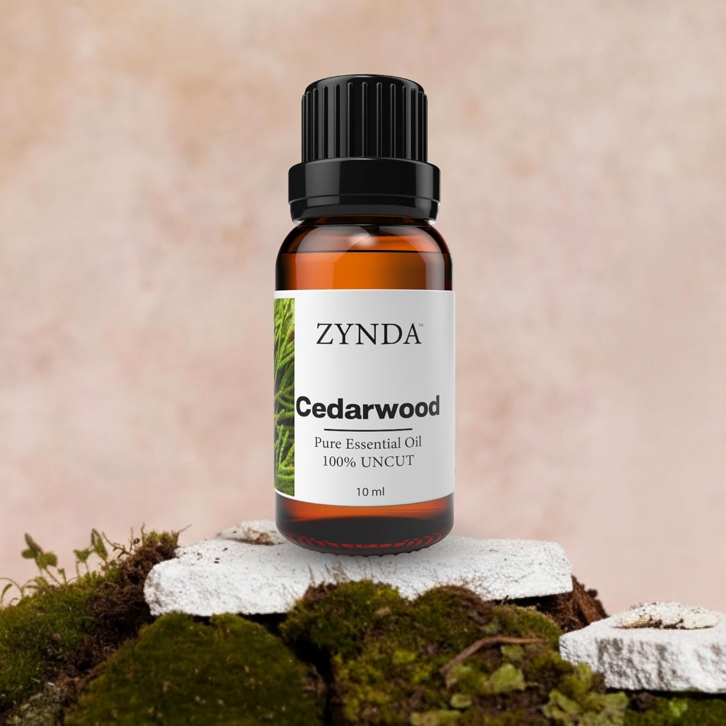 Cedarwood Essential Oil Pure and Natural – Premium Organic 100% Uncut Cedar Essential Oil Extract for Aromatherapy, Diffuser, Massage, Relaxation, and Skin Care – 10ml Amber Glass Bottle