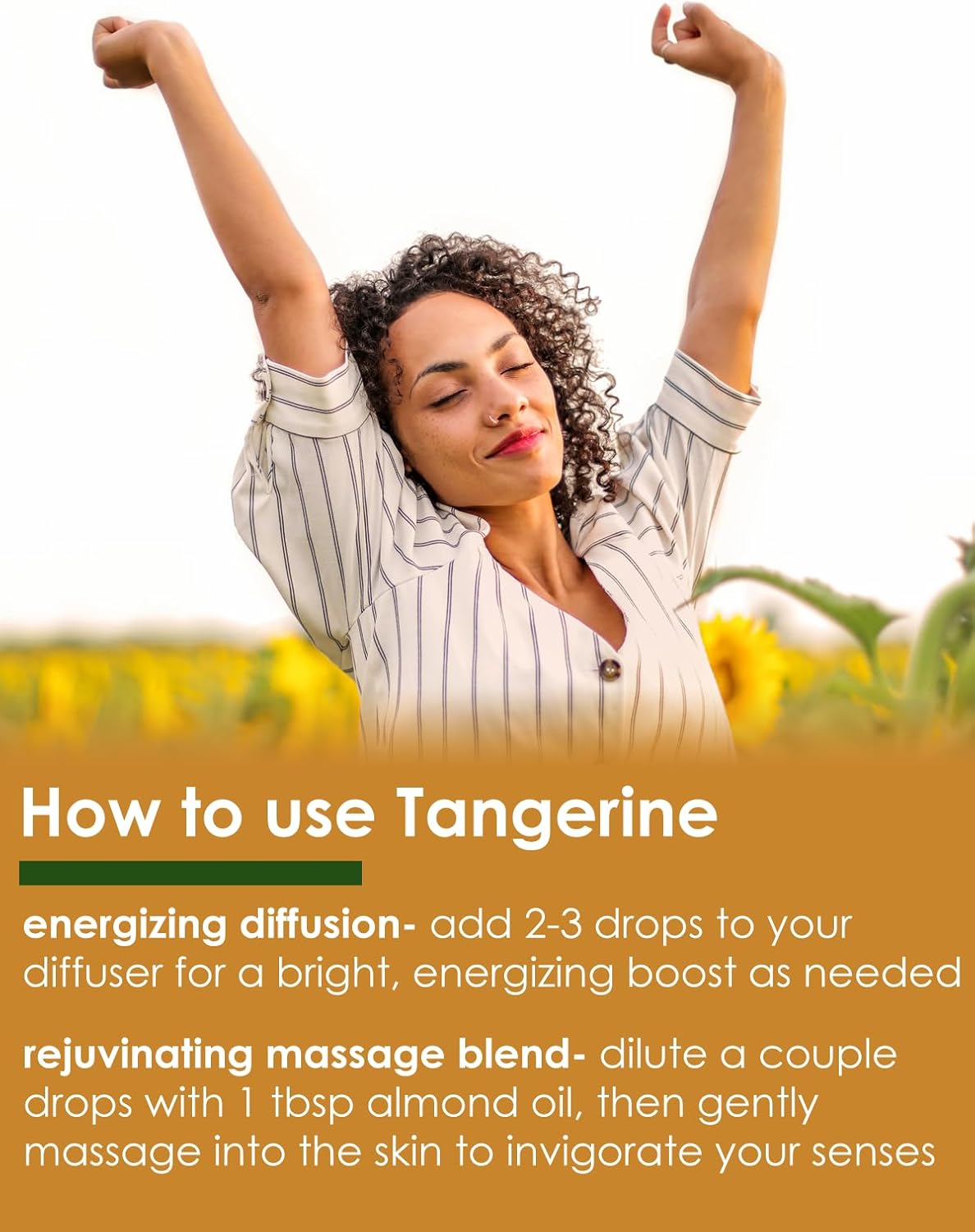 Tangerine Essential Oil – 4 fl oz (118 ml) Glass Bottle w/Glass Dropper – 100% Pure Essential Oil – GreenHealth