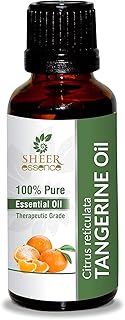 Tangerine Oil -(Citrus reticulate) Cold Pressed 100% Natural Pure UNDILUTED Therapeutic Grade Essential Oil Best for Skin, Hair Care and Aromatherapy Oil 1.01 Fl.Oz
