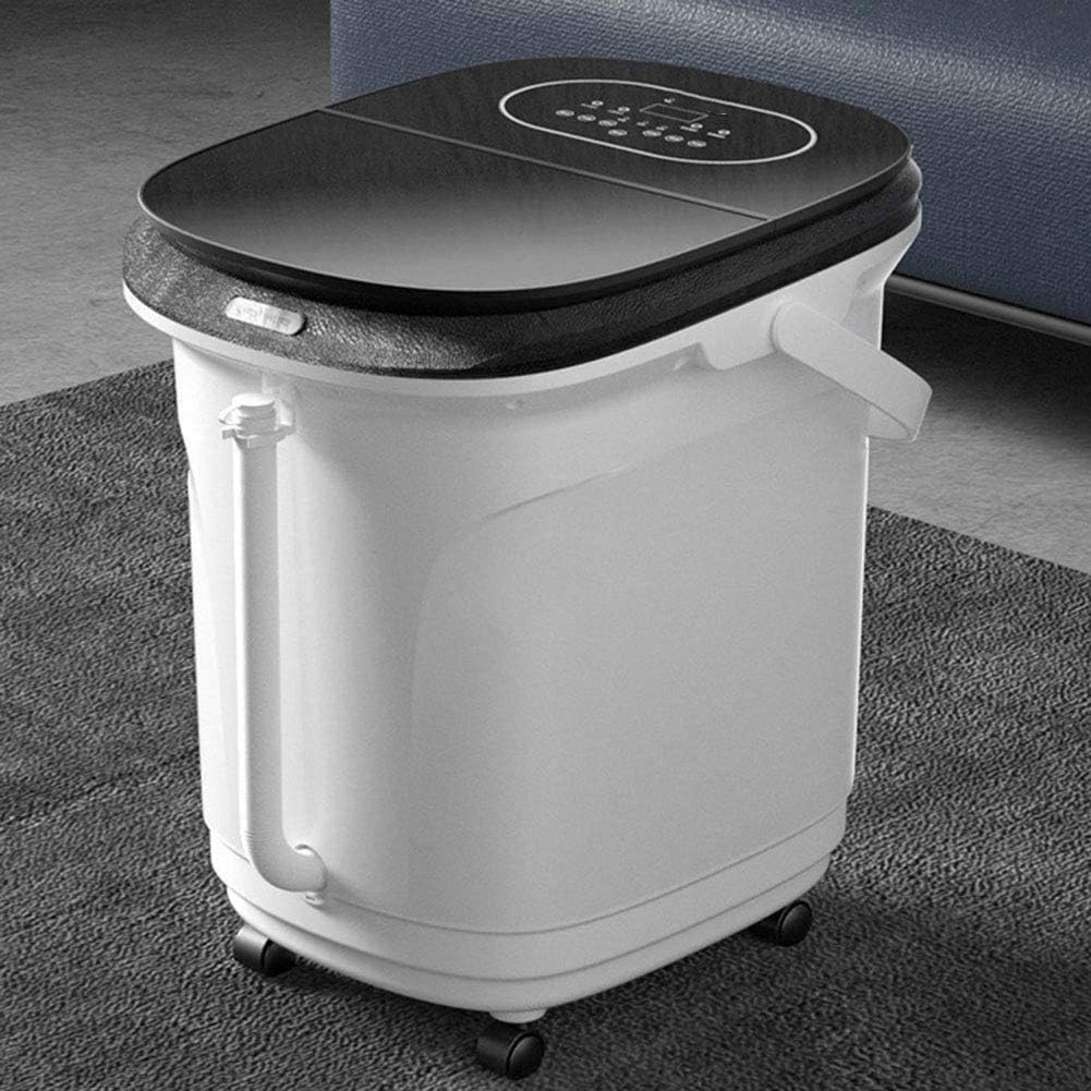 Foot Spa Bath Massager with Heat Bubbles Function, 6 Massage Rollers Digital Temperature Control Pedicure Tub Bath for Feet Home Use