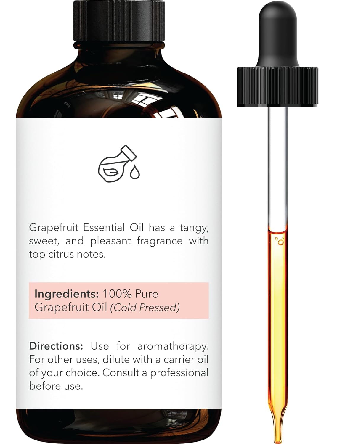 Brooklyn Botany Grapefruit & Spearmint Essential Oils – 4 Fl Oz (Pack of 2) – 100% Pure & Natural – Uplifting & Cooling Aromatherapy Blend