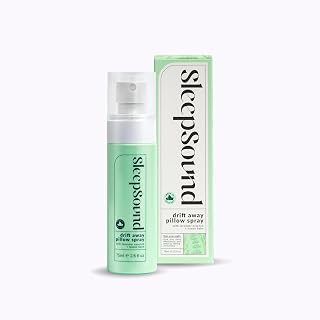 SleepSound Lavender + Lemon Balm Pillow Mist | Calming Aromatherapy Spray for Nighttime Relaxation & Wind Down Routine | Soothing Bedtime Mist Scent Fragrance