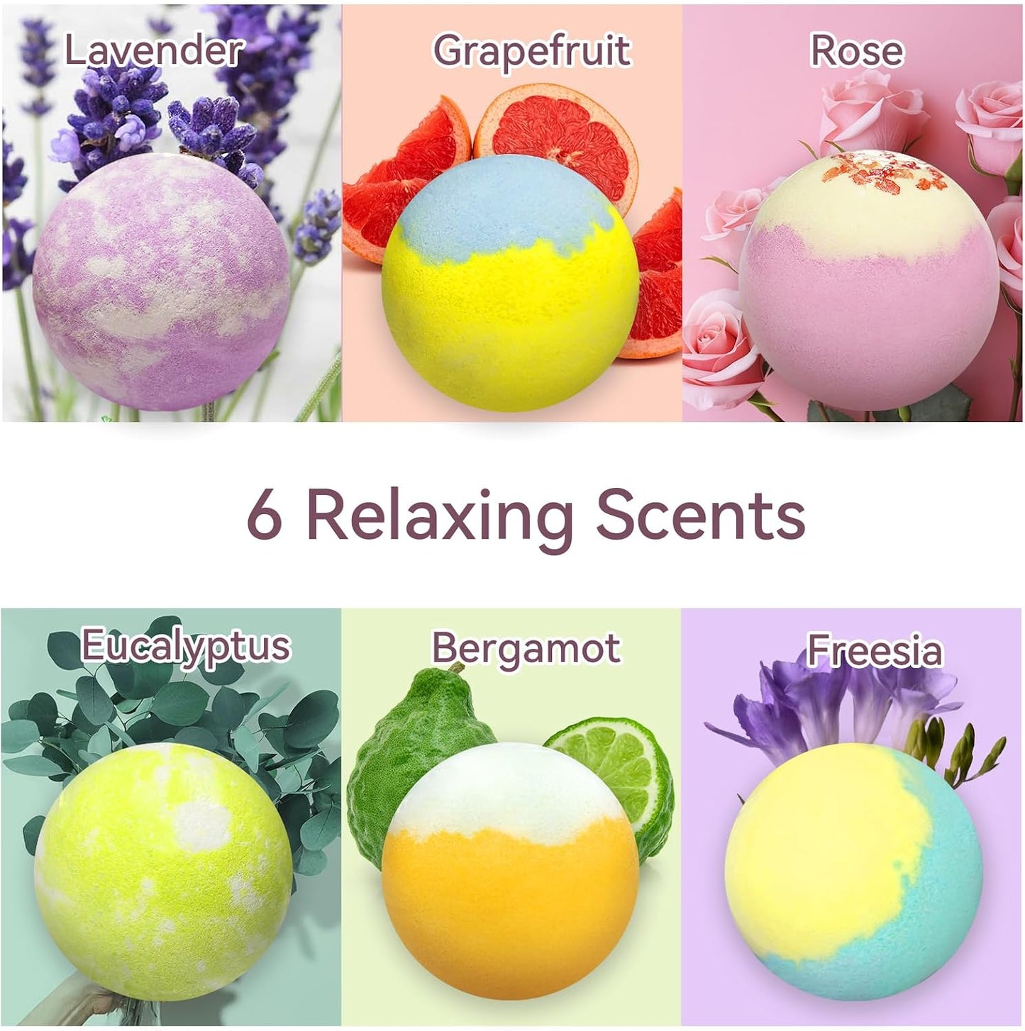 Bath Bombs for Women Relaxing, Self Care Bath Bombs Gift Set for Women, 12pcs Natural Bathbombs with Shea Butter, Mother’s Day Christmas Day Birthday Gift for Girls Wife Mother Her,Stocking Stuffers