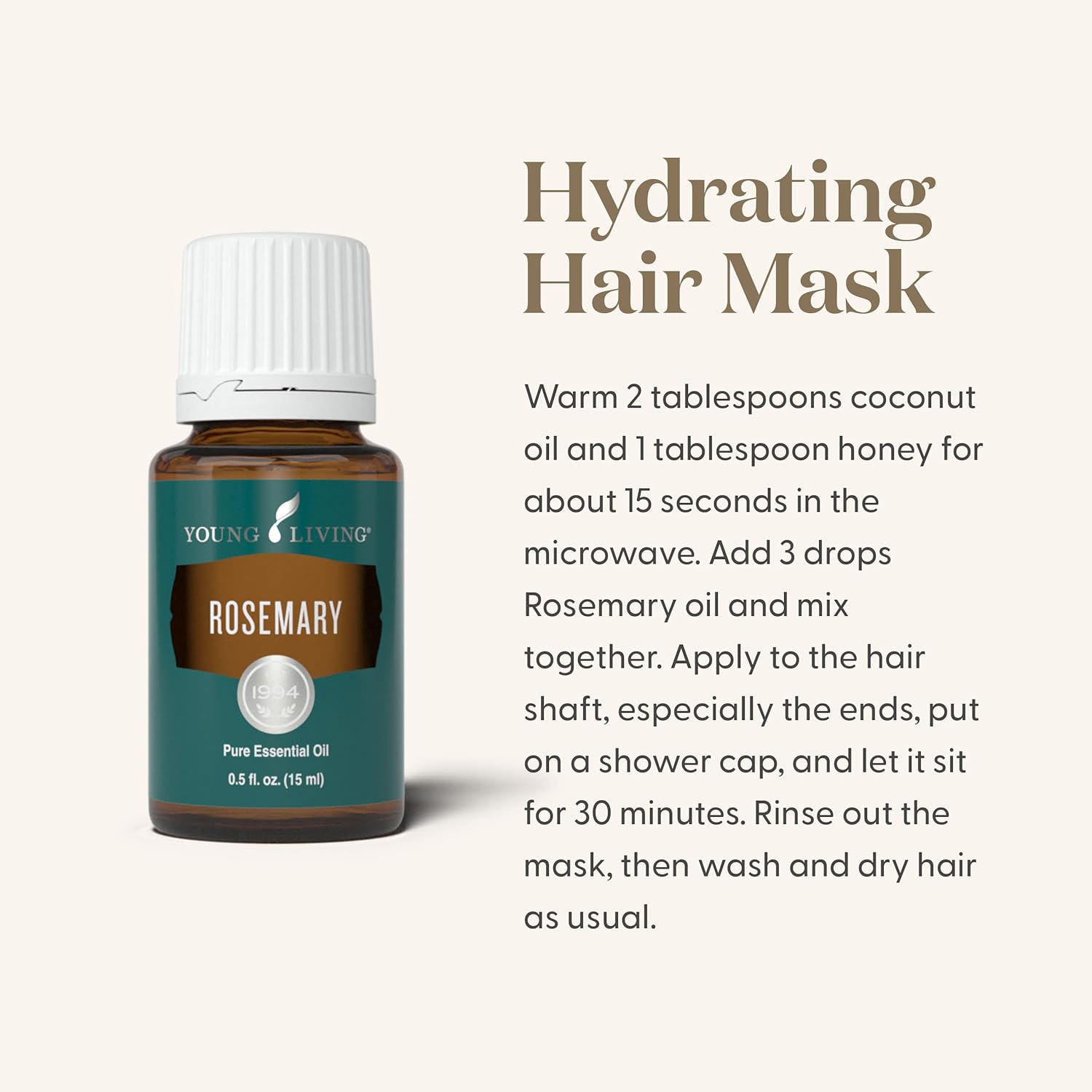 Rosemary Essential Oil by Young Living, 15 Milliliters, Topical and Aromatic