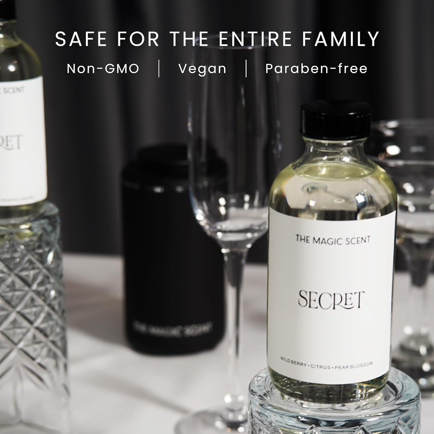 The Magic Scent Secret Diffuser Oil - Hotel & Home Luxury Scents - Diffuser Oil Scents for Home Designed for Use in All Diffusers - 16.9 fl oz, 500 mL