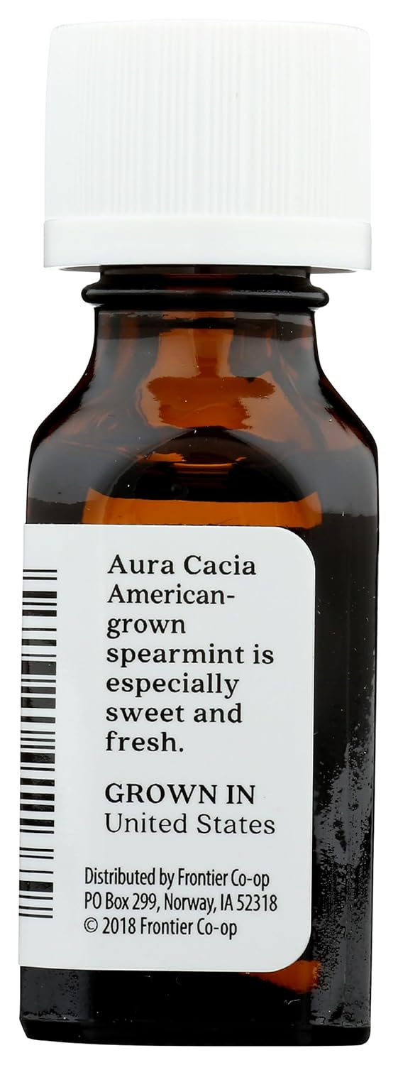 Aura Cacia, Essential Oil Spearmint, 0.5 Fl Oz