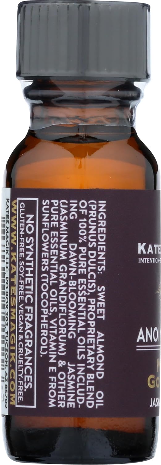 Moon Goddess Anointing Oil 100% Pure Essential Oil Jasmine Blend Uplifiting and Yet Calming and Sensual for Heart and Sacral Chakras