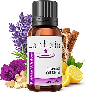 Lantixin Premium Essential Oil Blend 0.5 fl oz (15ml) Rose Magnolia Citrus Clove Luxury Premium Essential Oil Suitable for Aromatherapy diffusers Thieves Oil Essential Oil