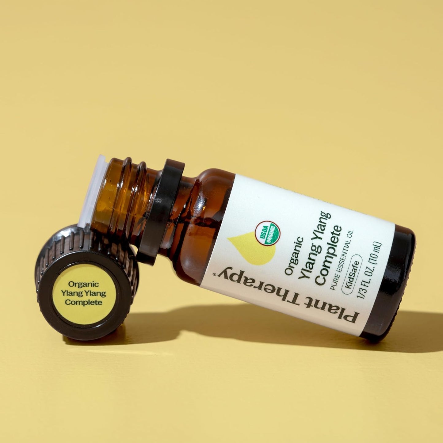 Ylang Ylang Complete Organic Essential Oil 10 mL (1/3 oz),100% Pure, USDA Certified Organic, Undiluted, Natural Aromatherapy, Romantic, Soothing Scent