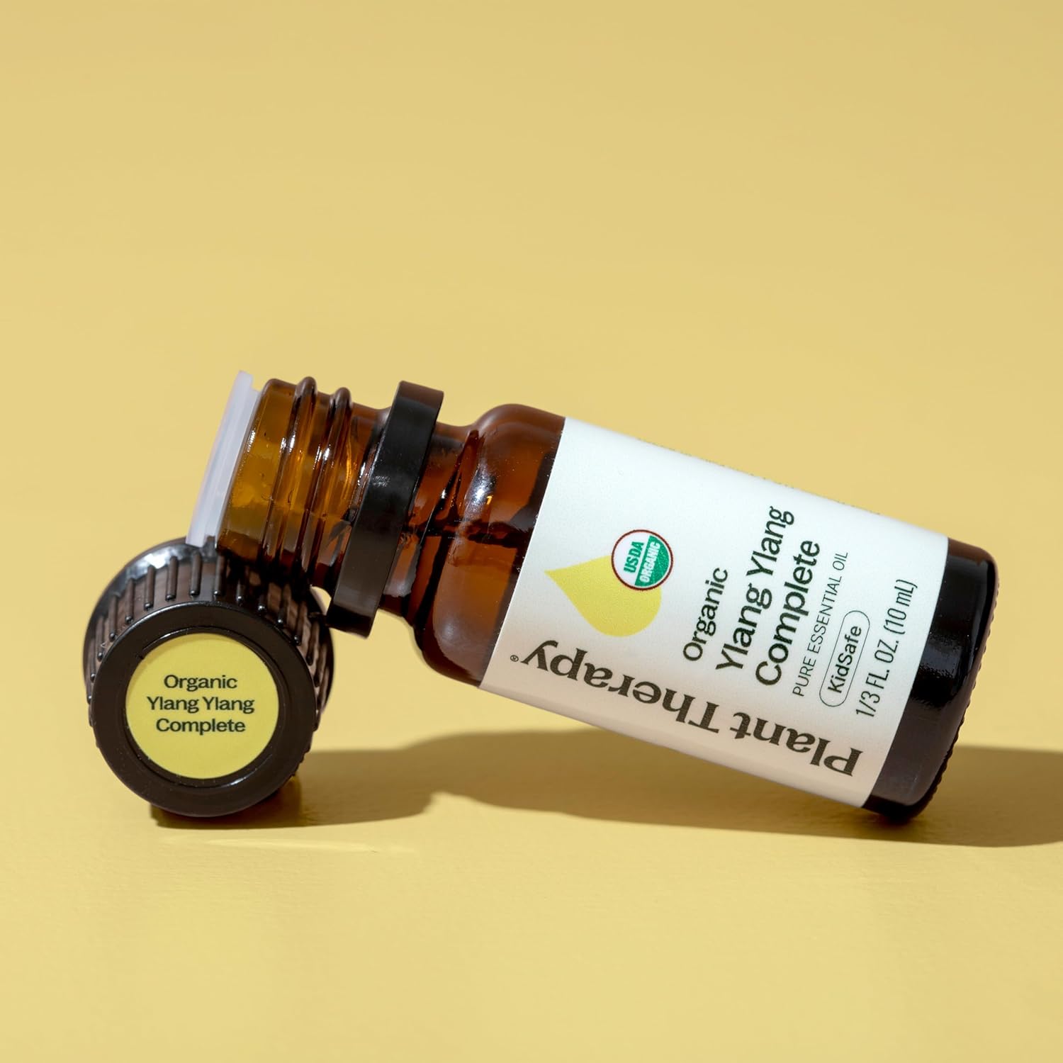 Ylang Ylang Complete Organic Essential Oil 10 mL (1/3 oz),100% Pure, USDA Certified Organic, Undiluted, Natural Aromatherapy, Romantic, Soothing Scent