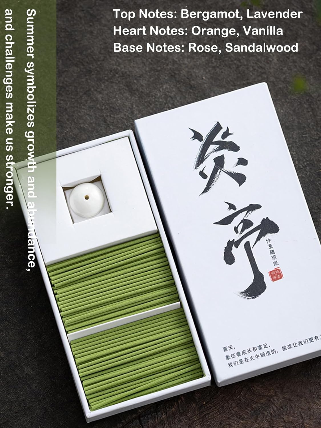 Four Season Summer Breeze Premium Sandalwood Incense – 17g, 100 Sticks – Handmade Japanese-Style Aroma for Home, Office, Spa
