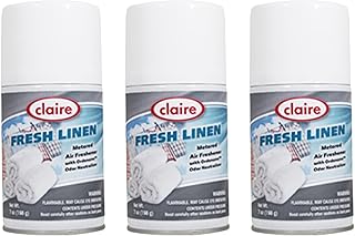 Claire CL110 Fresh Linen Metered Air Freshener; 7 Oz. Net Wt. (3 Pack)