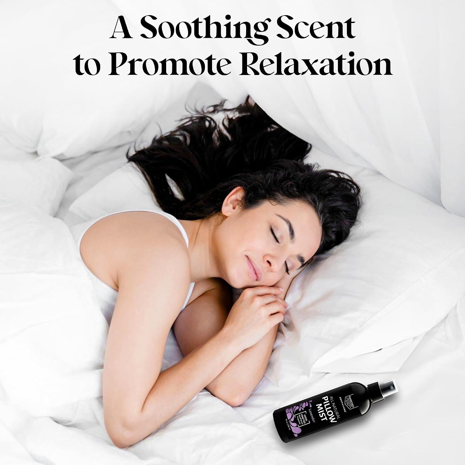 Aromasong Lavender Spray for Sleep Pillow | 2-Pack | All Natural Calming Linen & Bedtime Sleep Mist for Deep Sleep - Pillow Spray for Sleeping Aromatherapy with Botanical Essential Oils for Relaxing