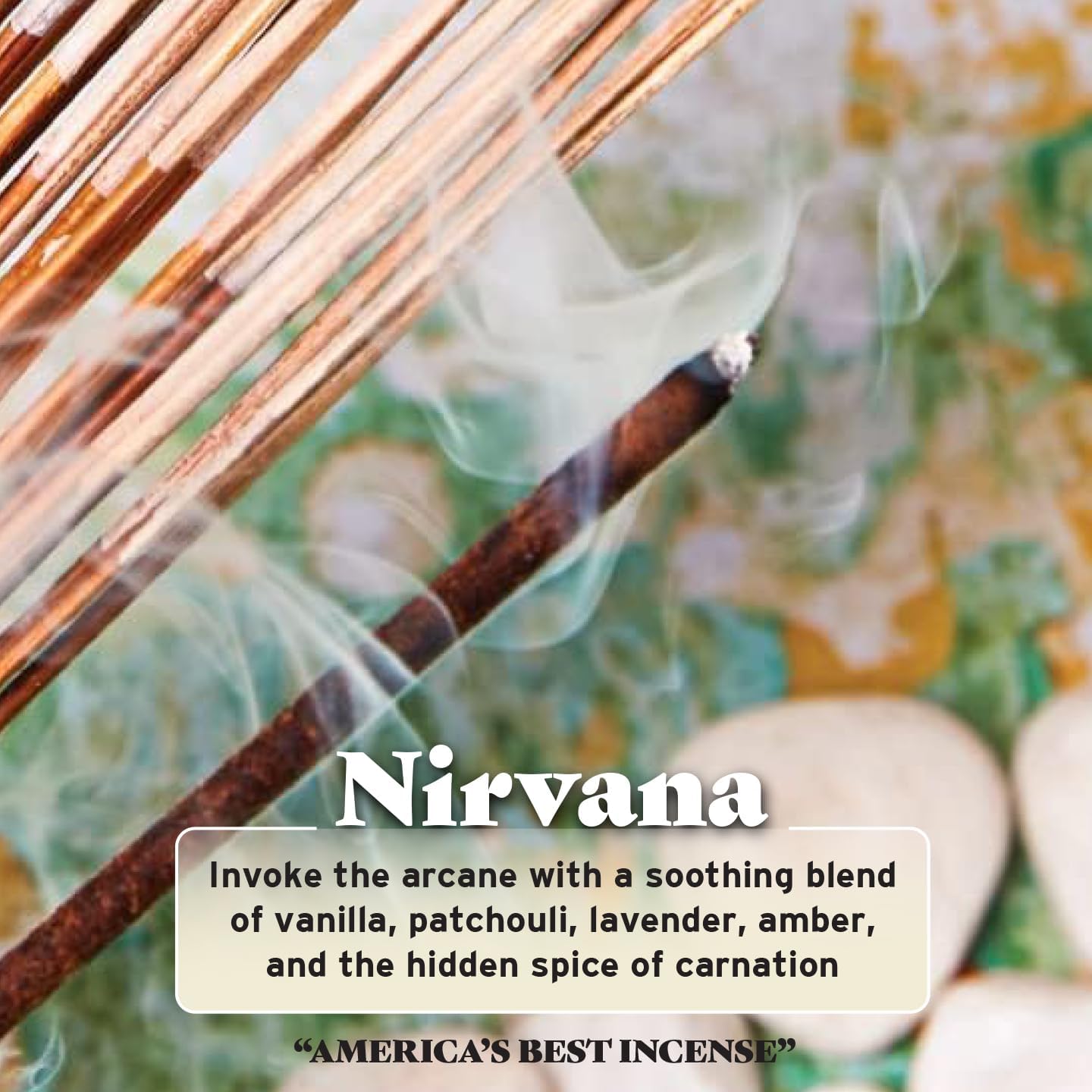 Wild Berry Incense Sticks - Nirvana - Soothing Fragrance with Vanilla and Lavender - Hand Dipped in The USA (100 Count)