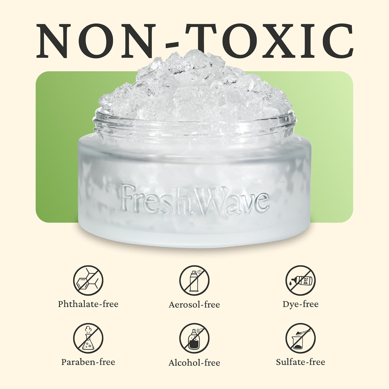 Fresh Wave Original Scent Odor Removing Gel Refill, 63 oz. | Safer Odor Absorbers for Home, Cooking, Trash, & Pets Areas | Natural Plant-Based Odor Eliminator
