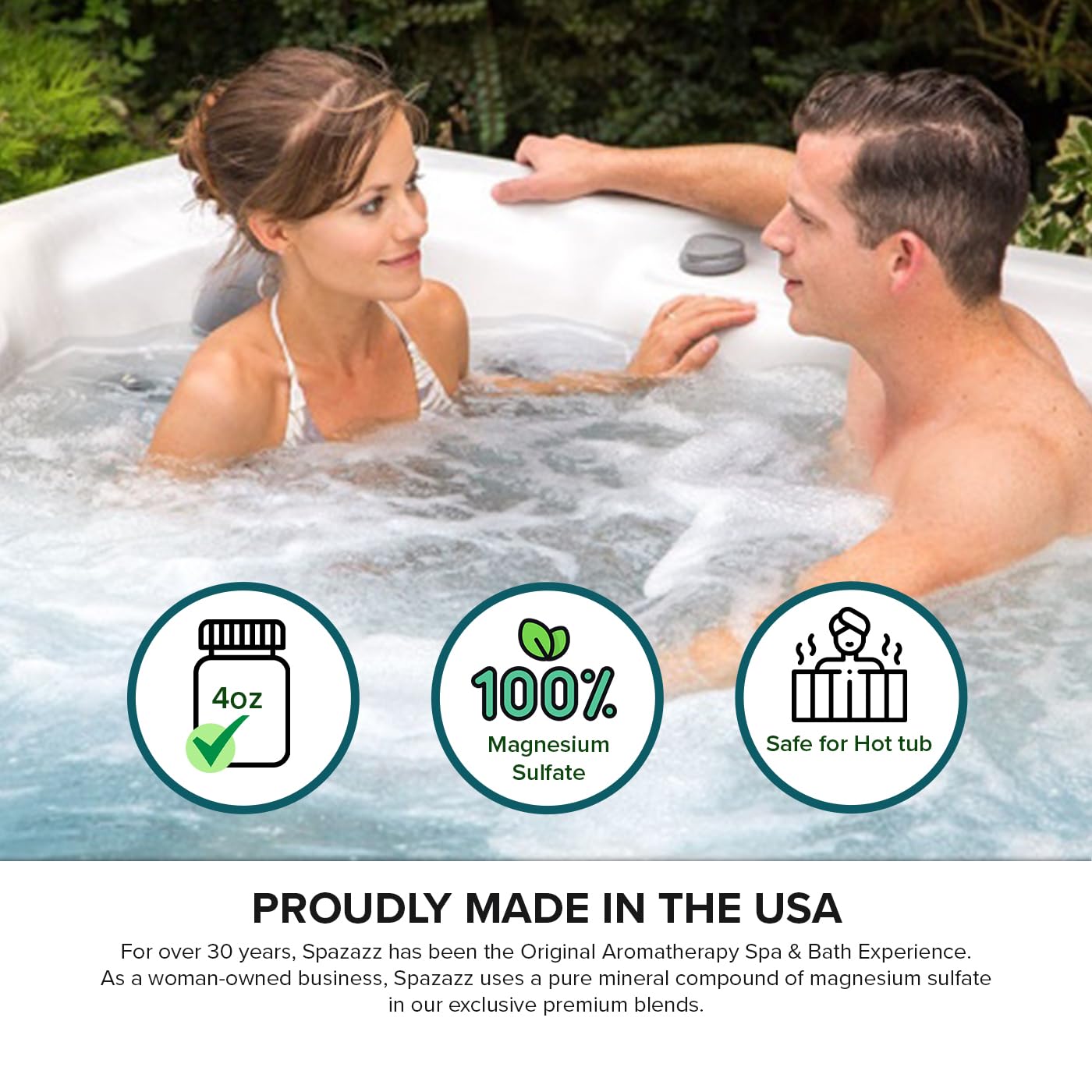 Spazazz Hot Tub Aromatherapy Memories Collection Bath Salts Set Four-4 Oz Pack - Love, Holiday, Celebrate, Gather - Spazazz Hot Tub Crystals and Bath Salts are Oil-Free & Safe for All Spas