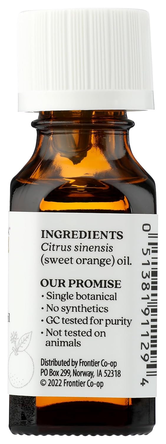 Aura Cacia Sweet Orange Essential Oil, 0.5 FZ