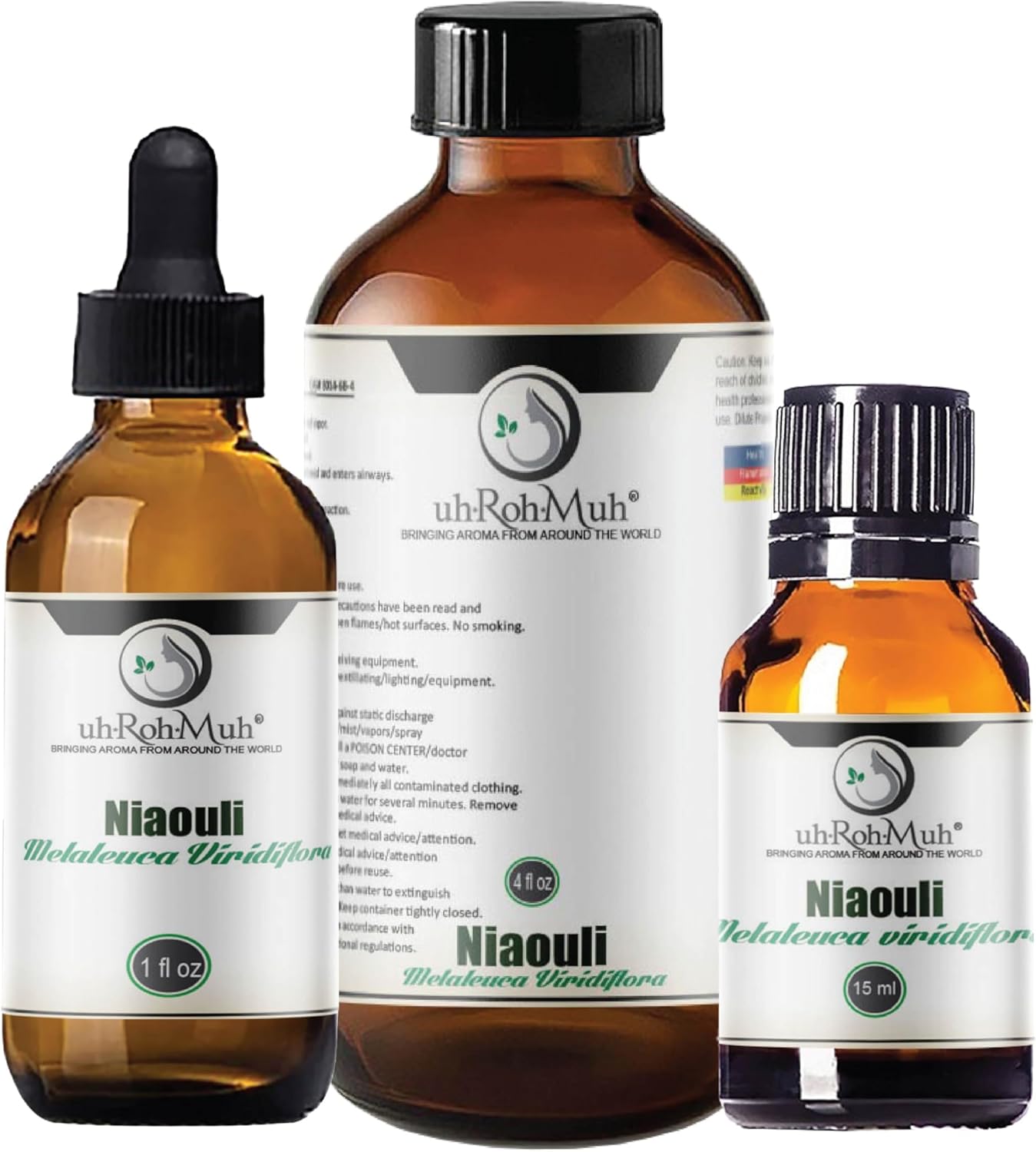 Niaouli Essential Oil – 100% Pure & Natural, Steam Distilled from Melaleuca viridiflora Leaves | Fresh Camphoraceous Aroma for Respiratory Support, Skincare & Diffusion | from Madagascar | 1 Fl Oz