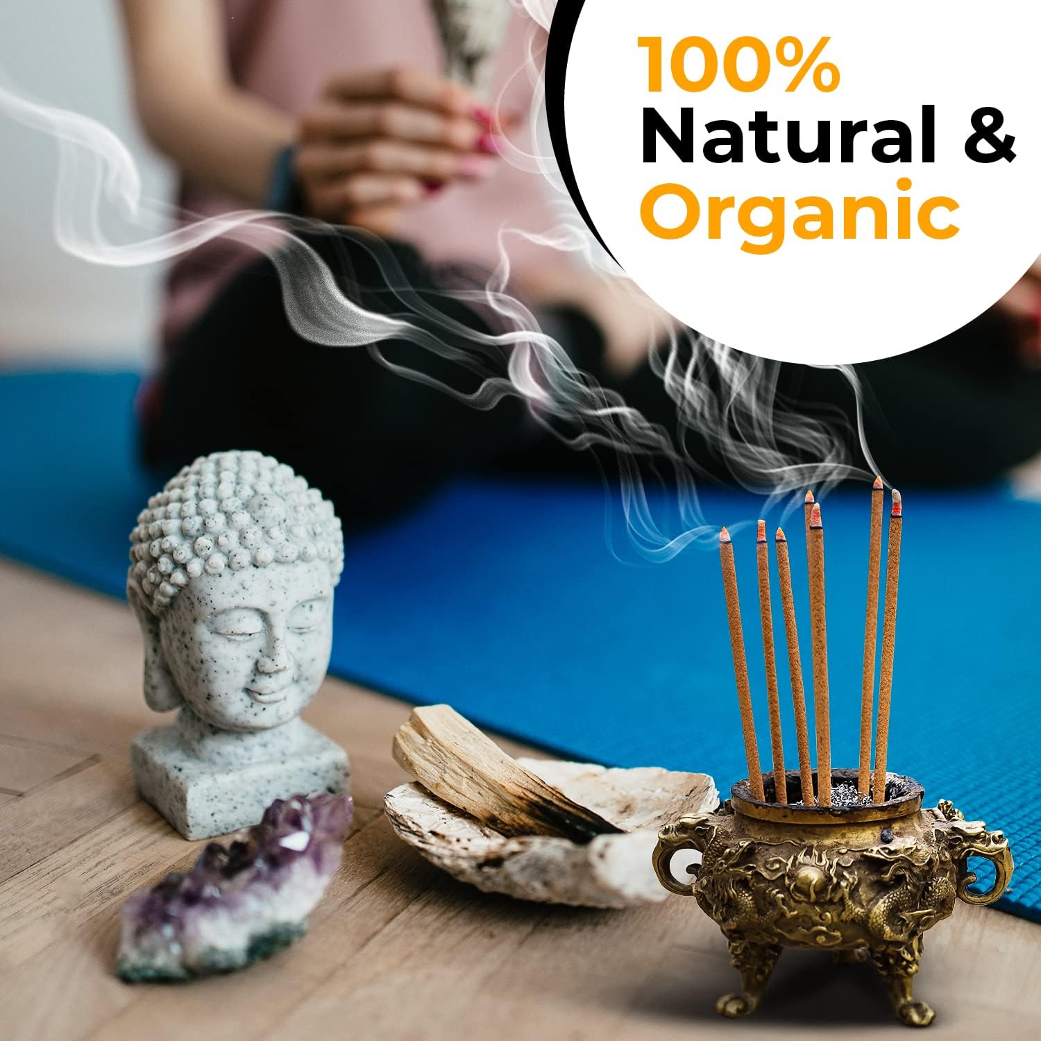 Tibetan Tara Healing Incense - 3 Packs (20 Sticks per Pack) | 5.5" Length | Handcrafted & 100% Natural
