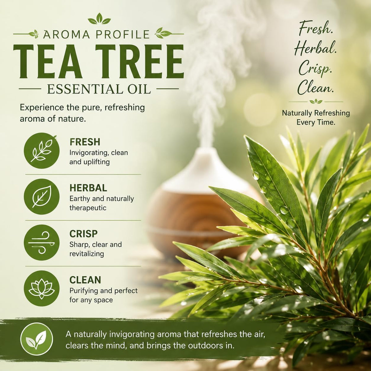 GreenHealth Tea Tree Essential Oil 2 fl oz (59 mL)