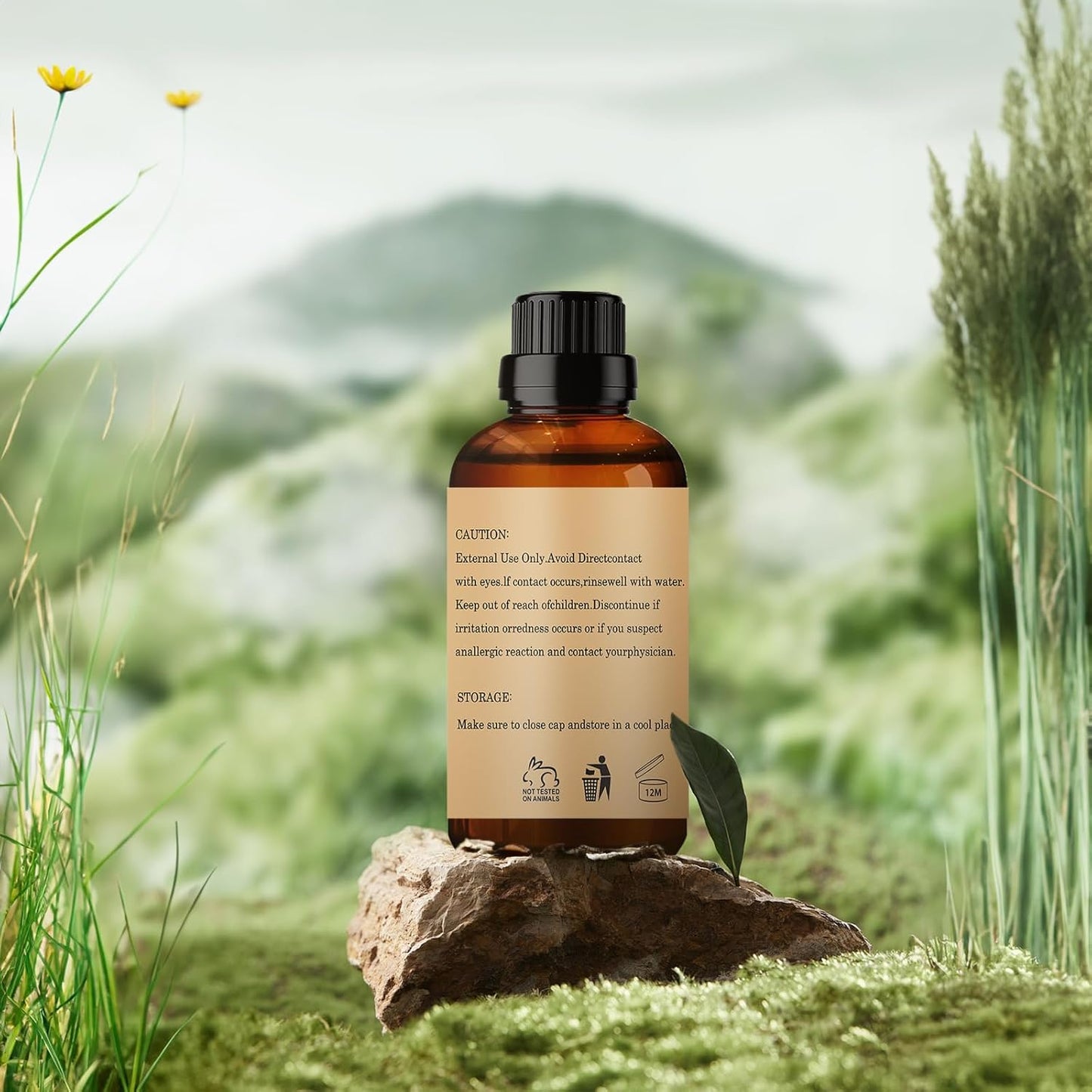Peppermint Essential Oils 120ML, Pure Peppermint Essential Oil for Aromatherapy Diffuser - 4 Fl Oz
