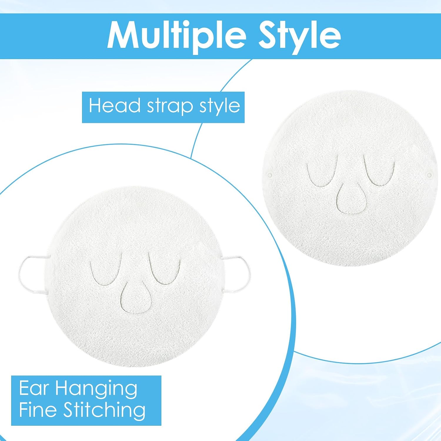 2 Pcs Face Masks Spa,Steam Mask,Face Towels Reusable Hot Compress Warm Compress for Faces Facial Steamer Towel for Hot Cold Skin Care Faces Steamer Beauty Facial Towel for Home Beauty Salon Women