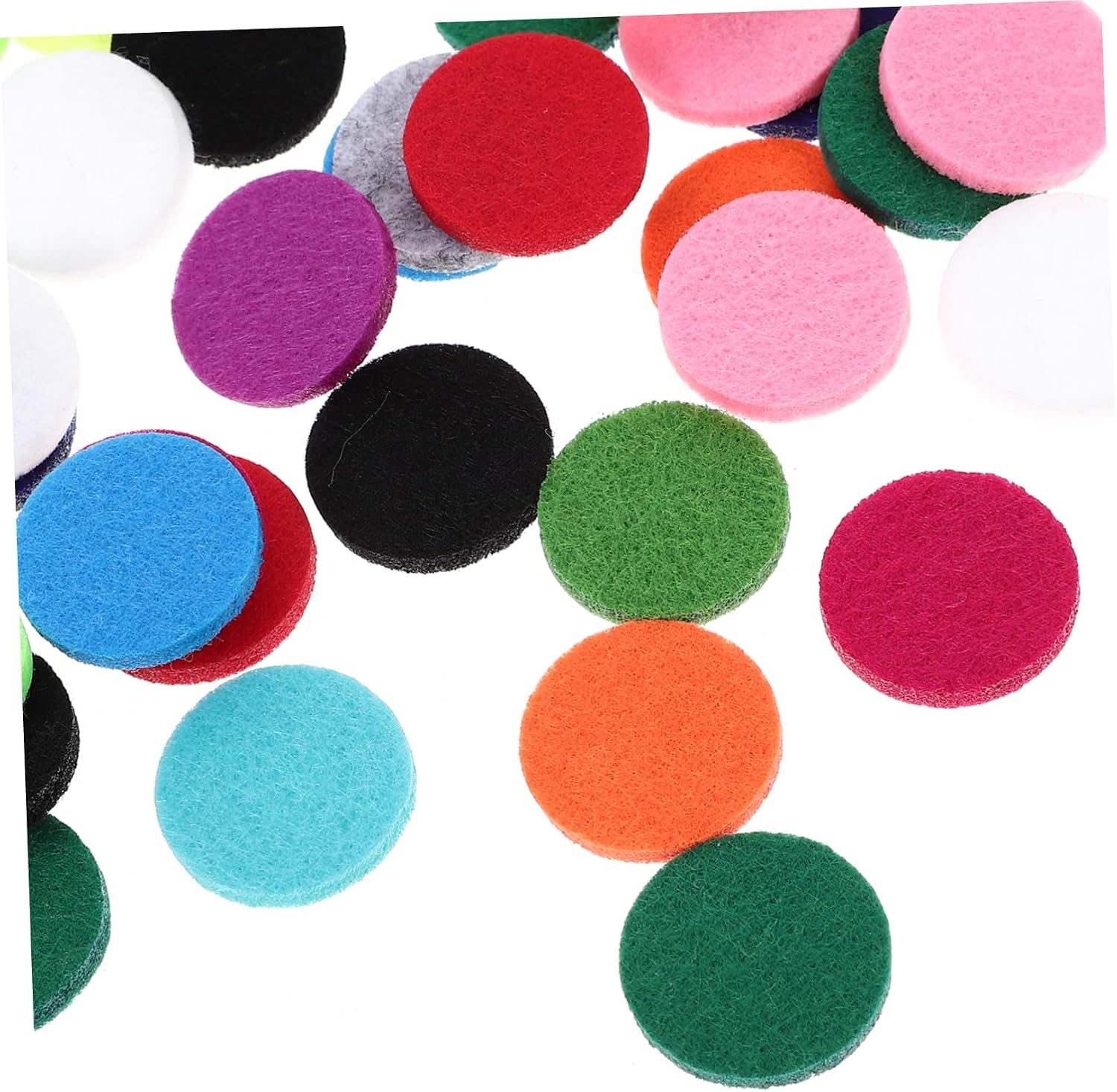 170PCS Replacement Aroma Pads for Essential Oil Diffuser Small Fiber Aroma Locket Refills for 30MM Pendant Household Aromatherapy Accessories