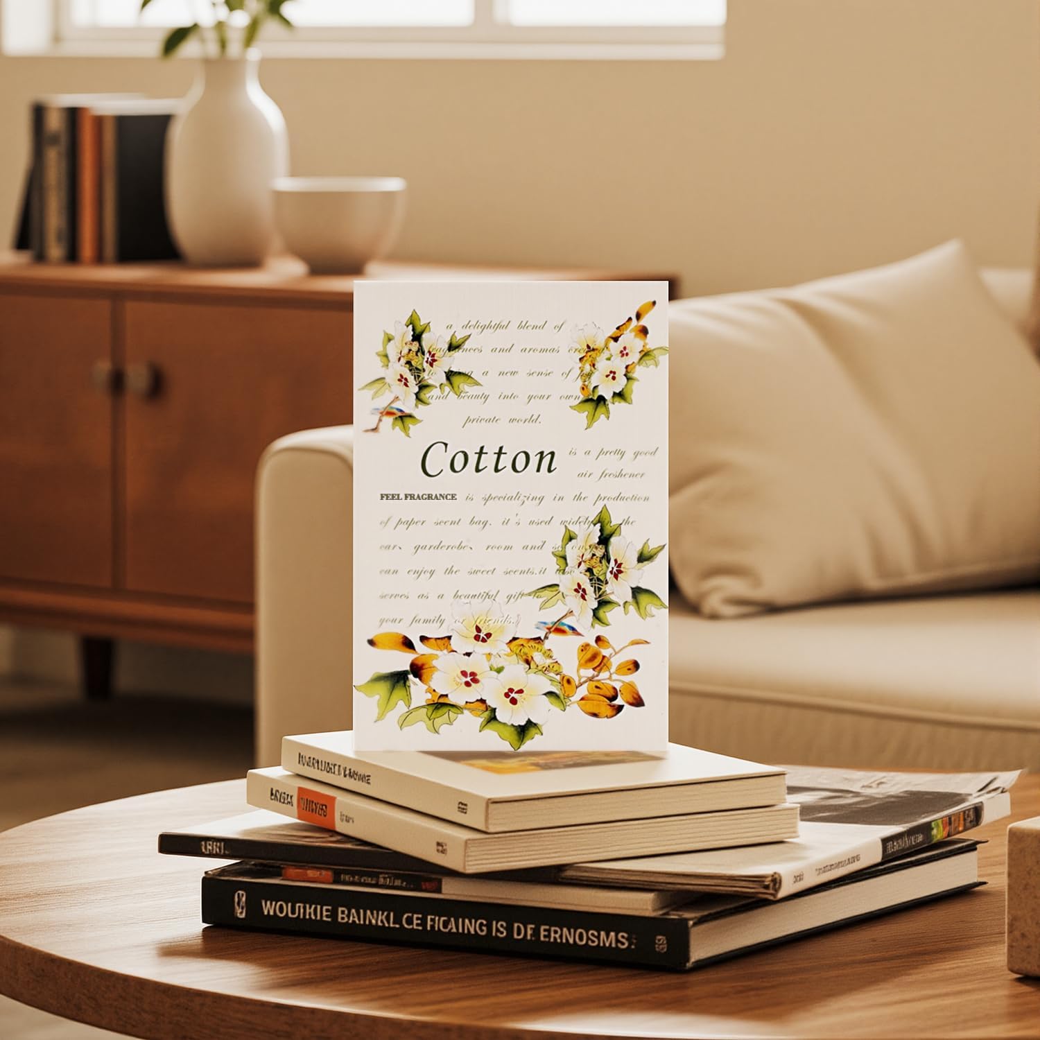 Scented Sachets for Drawer and Closet, Lot of 12 Pieces Inside. (Cotton)