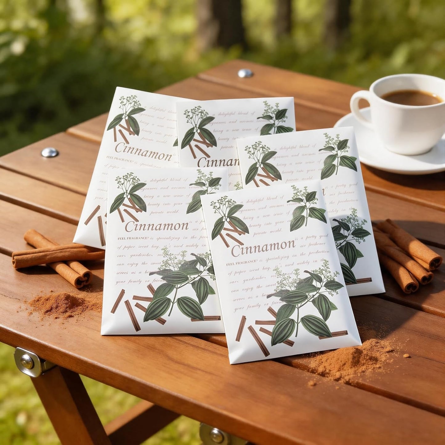 Scented Sachet for Drawer and Closet Sachets, Lot of 12 (Cinnamon)