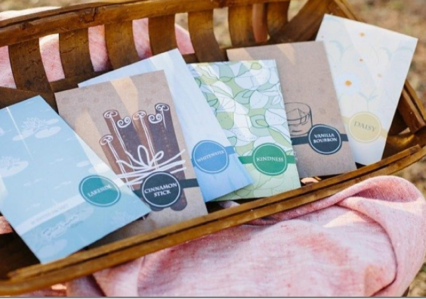 Vanilla Bourbon Scented Sachets Pack of 3, Everyday - Long-Lasting Scented Bags, Home Fragrance, Air Freshener & Deodorizer for Closet, Room, Drawer, or Cars, Made in USA