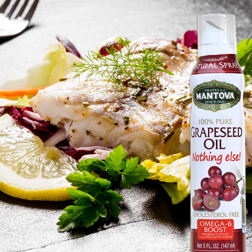 Mantova Grapeseed Oil Spray, 5 Fl Oz