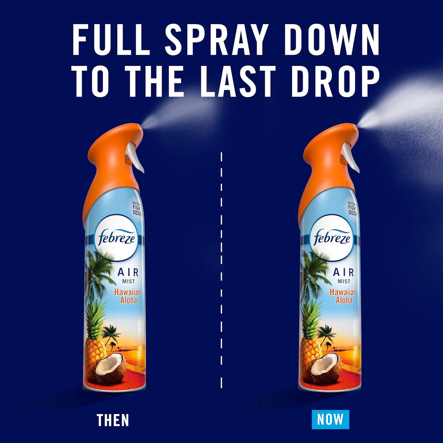 New & Improved Air Mist Hawaiian Aloha, Air Freshener, Home and Kitchen Essentials, Odor Fighting Room Spray, 8.1 oz bottle