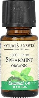 Nature's Answer 100% Pure Organic Essential Oil, 0.5-Ounce, Spearmint