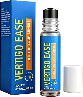 Vertigo Ease Roll On | Soothing Roll-On for Head Comfort - Essential Oil Blend to Relief Feelings of Dizziness & Promote Relaxation - Portable - 1pc / 10ml