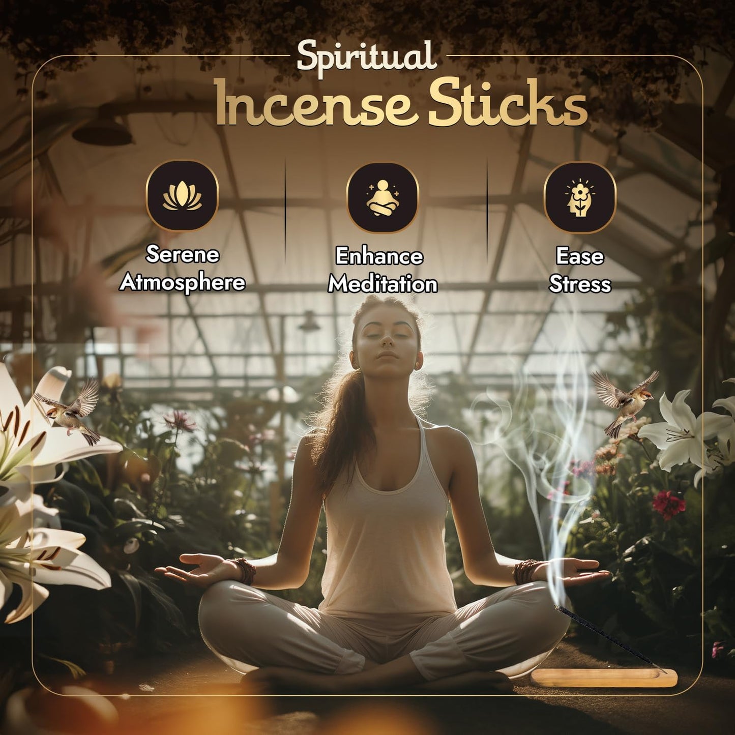Ritual - Energetic Cleanse Incense Sticks, Purify & Refresh Your Space, 6 Sticks, 9 Inches Each, Natural Incense with Aromatic Concentrated Oil, Charcoal, Natural Binder & Salt - 1 Hour Burn Time